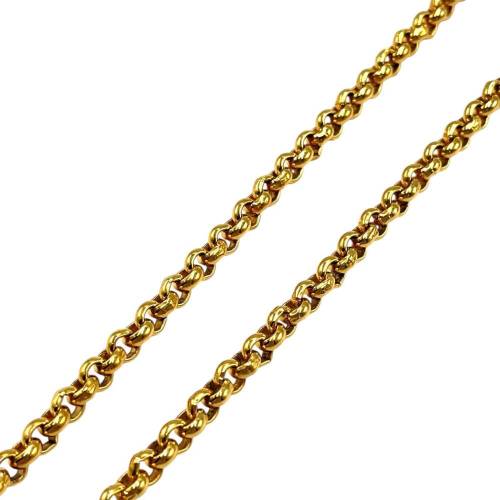 Chanel Cc Logo Round Pendant Necklace #246830C12B - Picture 4 of 7